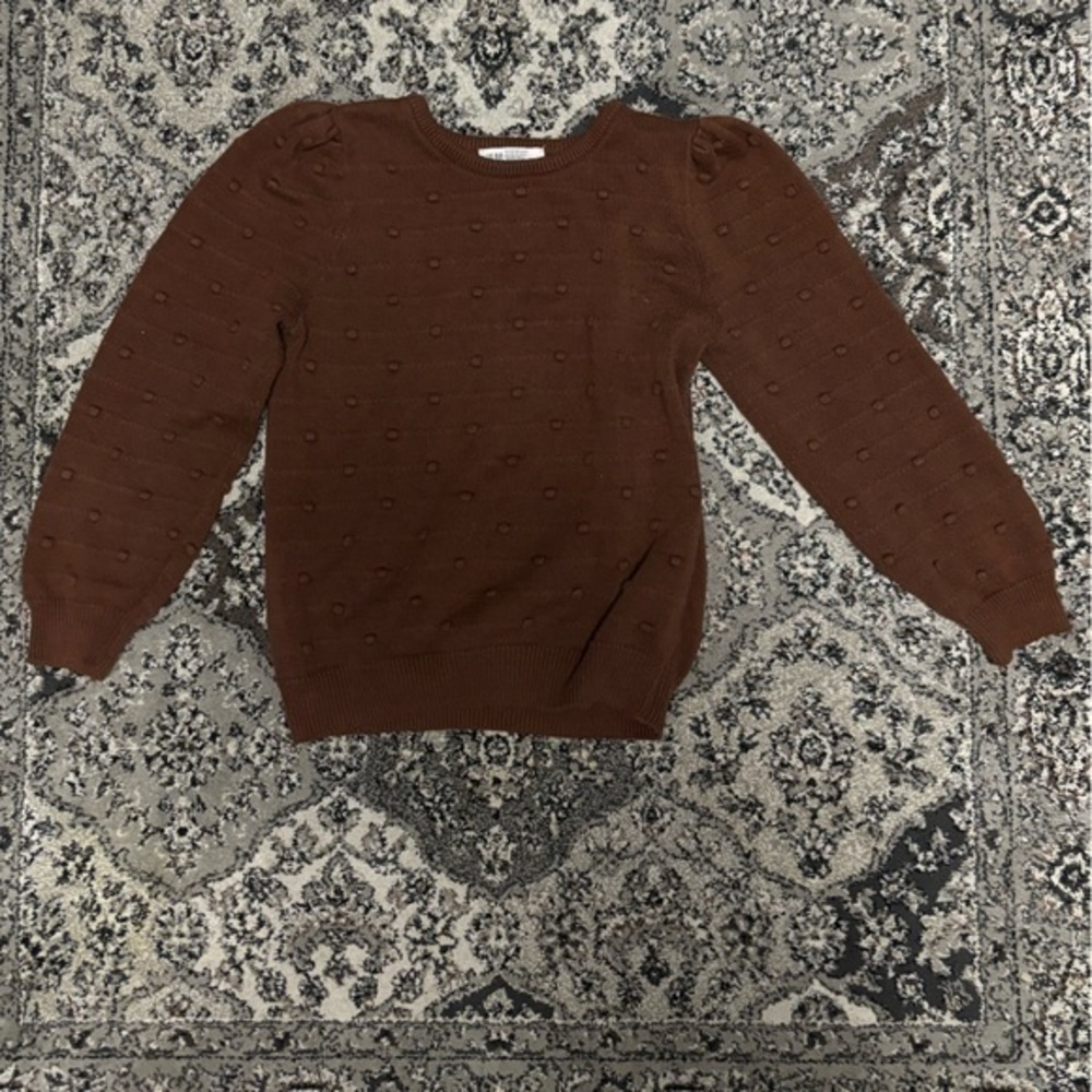 H&M brown sweater size 6x-7